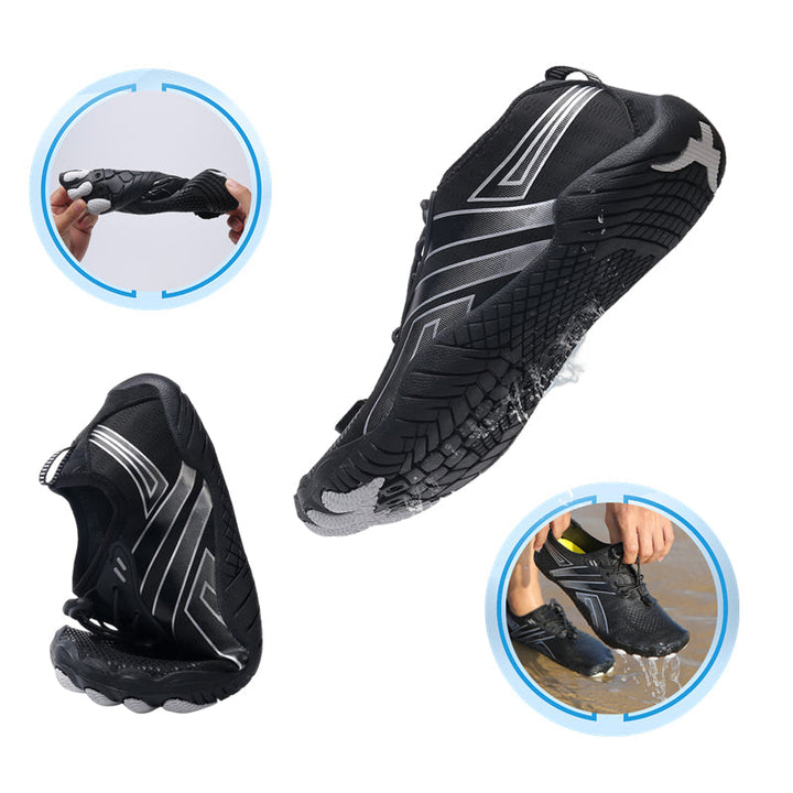 Side view of FlexStep Walking Shoes, Breathable & Quick-Dry for Comfort