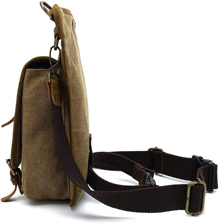 Unisex multi-pocket canvas bag, a stylish and practical solution for all your gear.