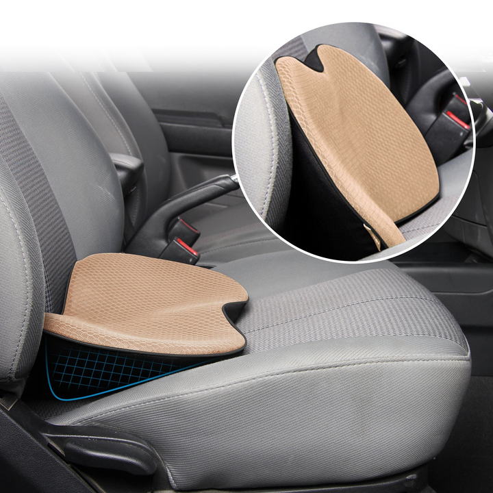 Adult car booster seat cushion with premium memory foam for ultimate driving comfort & support.