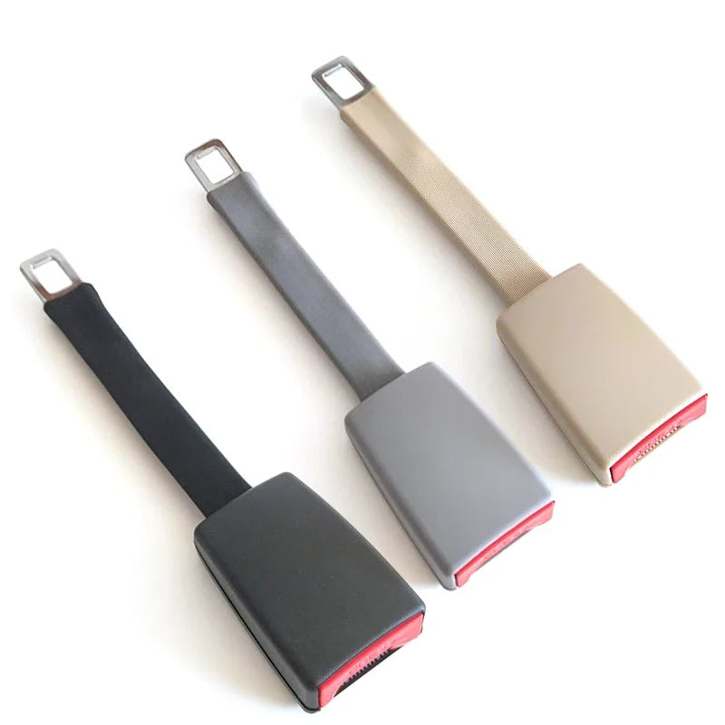 Rigid stem car seat belt extender, a durable mobility aid providing extra length & comfort for all vehicle passengers.