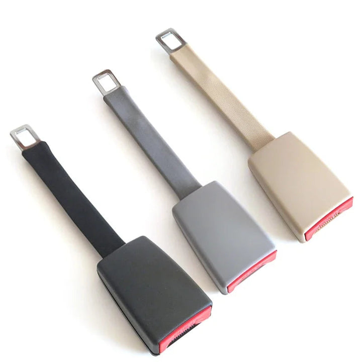 Rigid stem car seat belt extender, a durable mobility aid providing extra length & comfort for all vehicle passengers.