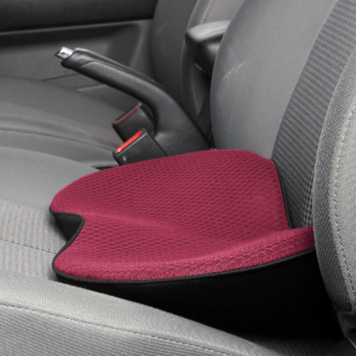 Comfortable car seat pad, a unisex driving accessory designed to enhance visibility in vehicles.