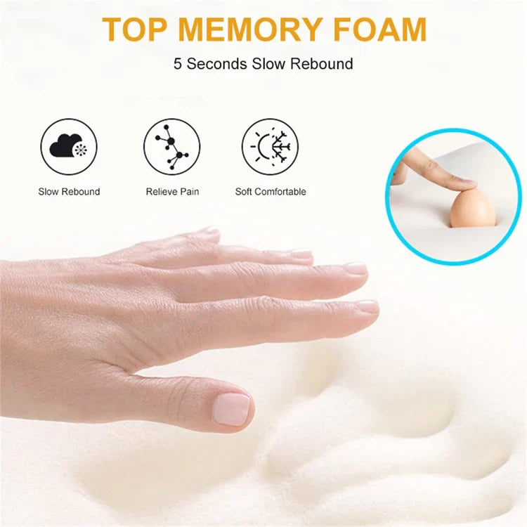 Unisex car seat neck pillow, featuring memory foam for optimal pain relief and driving posture.