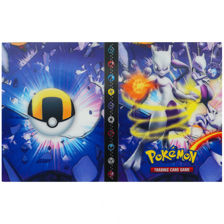 Premium unisex card collection binder, safely storing 240 trading cards in protective sleeves.