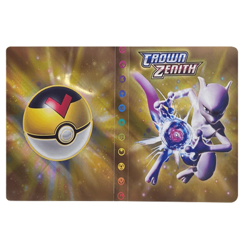 Secure card holder for 240 trading cards. A collector binder for ultimate card collection safety.