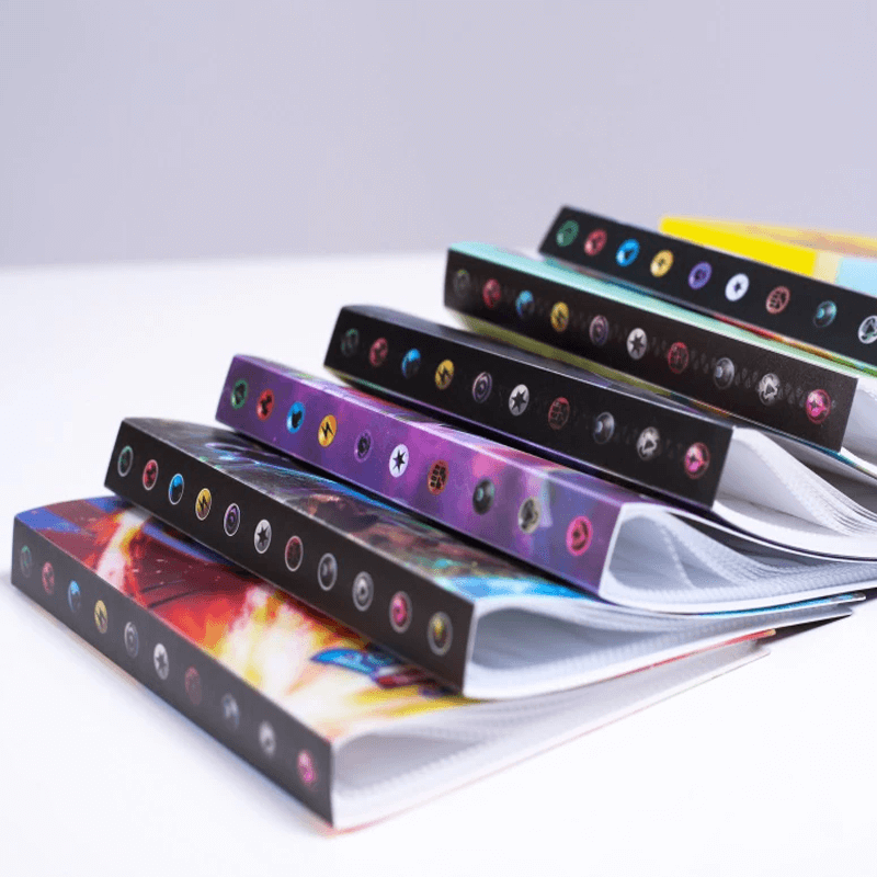 Essential card holder & display album for game cards, safely storing up to 240 collectible cards.