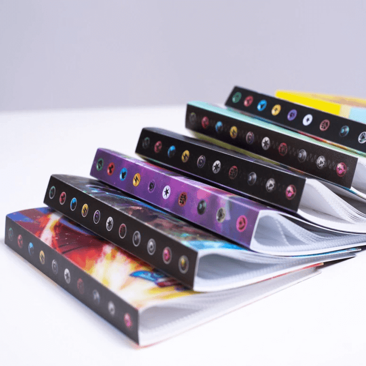 Essential card holder & display album for game cards, safely storing up to 240 collectible cards.