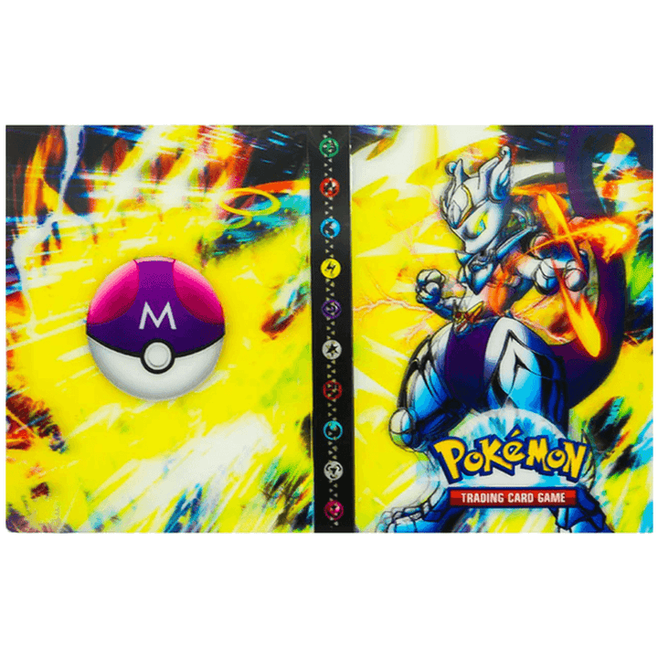 Collectible organizer, a 240-card album binder for secure trading card storage & display.