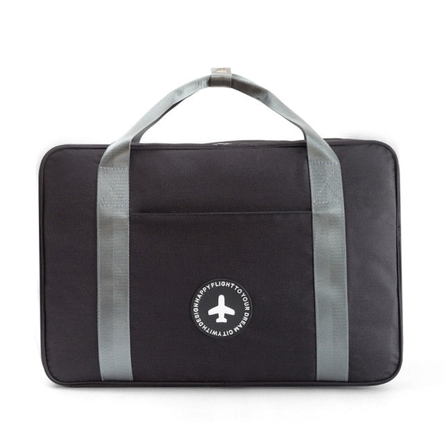 Stylish unisex carry-on luggage with secure suitcase attachment. Ideal for organized, hands-free travel essentials.
