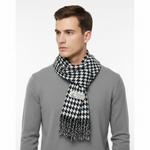 White Houndstooth Check