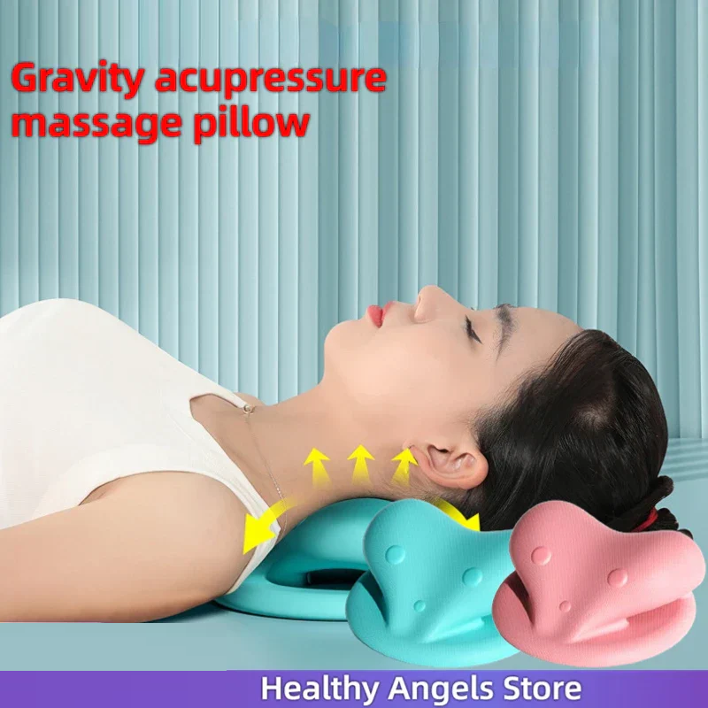 Health and wellness neck stretcher promoting relaxation and posture