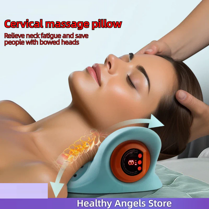 Unisex neck and shoulder relief cushion for everyday pain management