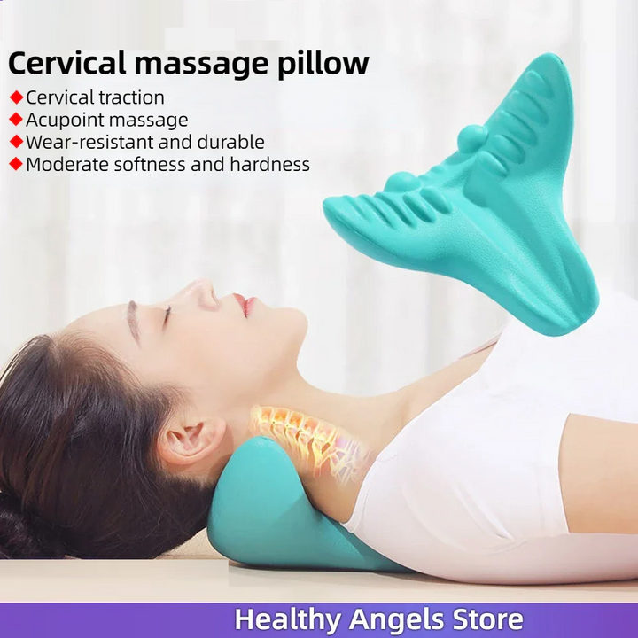 Ergonomic cervical stretcher for improved posture and comfort, unisex