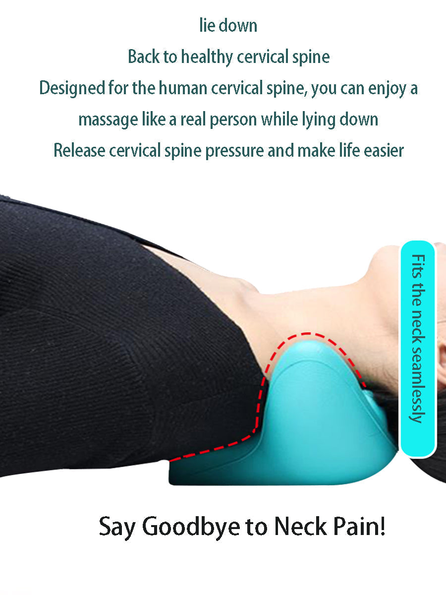 Cervical traction device aiding spinal alignment & relaxation, unisex