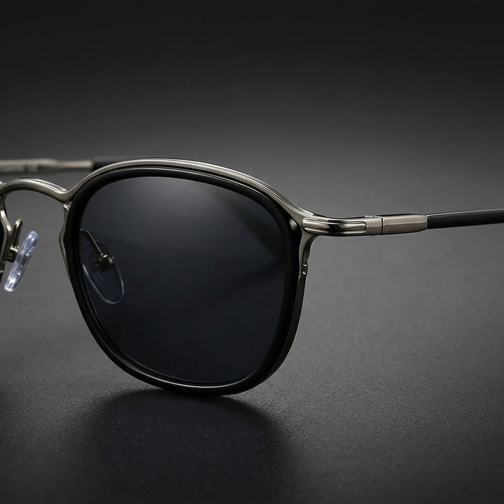 Versatile unisex round sunglasses, chic and modern. Features UV protection and anti-glare lenses for eyewear.