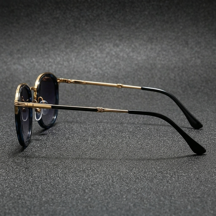 Fashionable unisex round sunglasses, lightweight accessories for everyday style. Features UV protection.