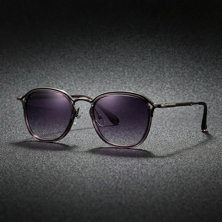 Unisex round sunglasses with full UV protection. Modern, lightweight fashion eyewear for style and comfort.