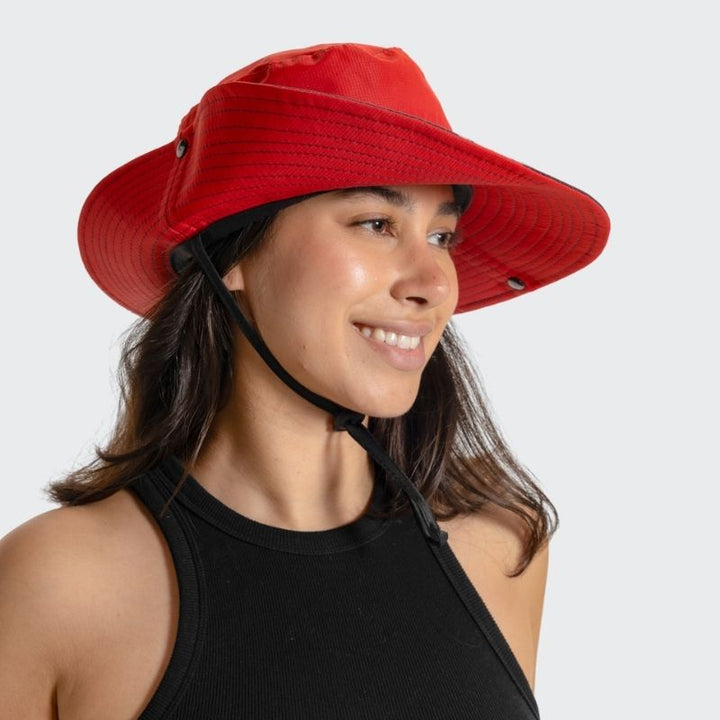 Lightweight Clara unisex sun hat for versatile sun protection. Perfect for festivals, beach, hiking & travel. Adjustable.