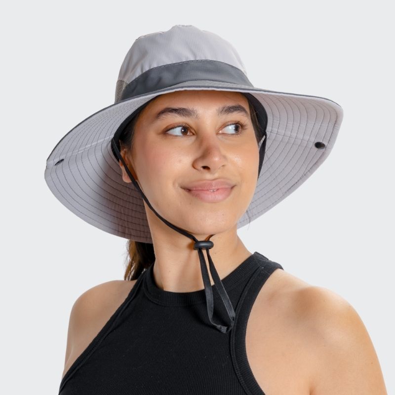 Clara unisex sun hat, a summer essential for festivals & beach days. Offers great sun protection & comfortable fit.