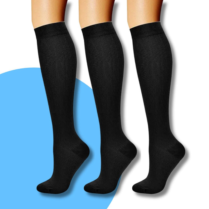 Unisex Class 2 VitalBoost compression socks for everyday leg support, improved comfort & circulation relief.