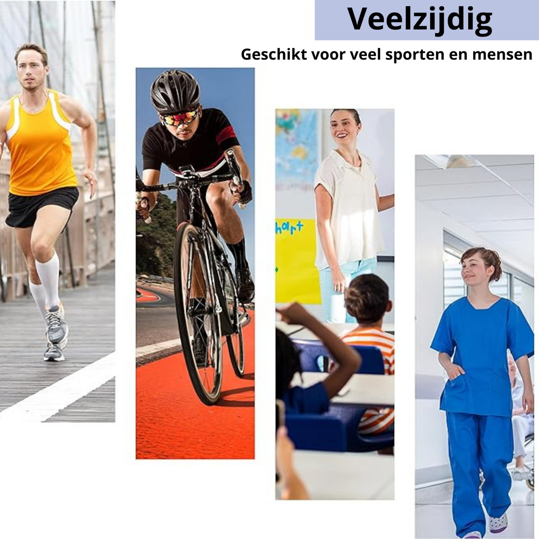VitalBoost Unisex Class 2 compression socks provide leg support, pain relief, improved circulation & comfort.