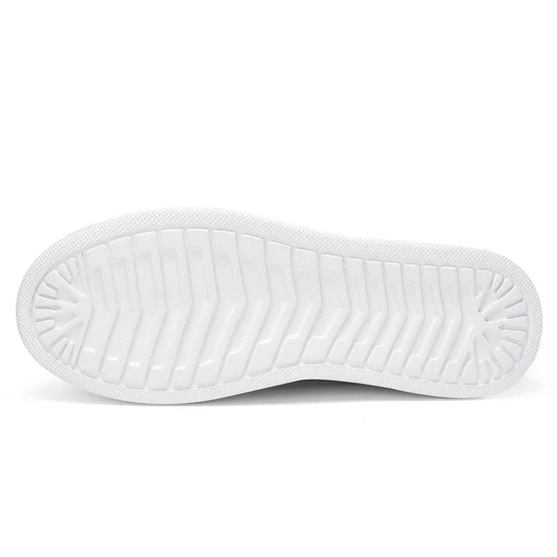 Side view of Classic Legacy unisex sneakers, showcasing sleek design & comfortable fit.