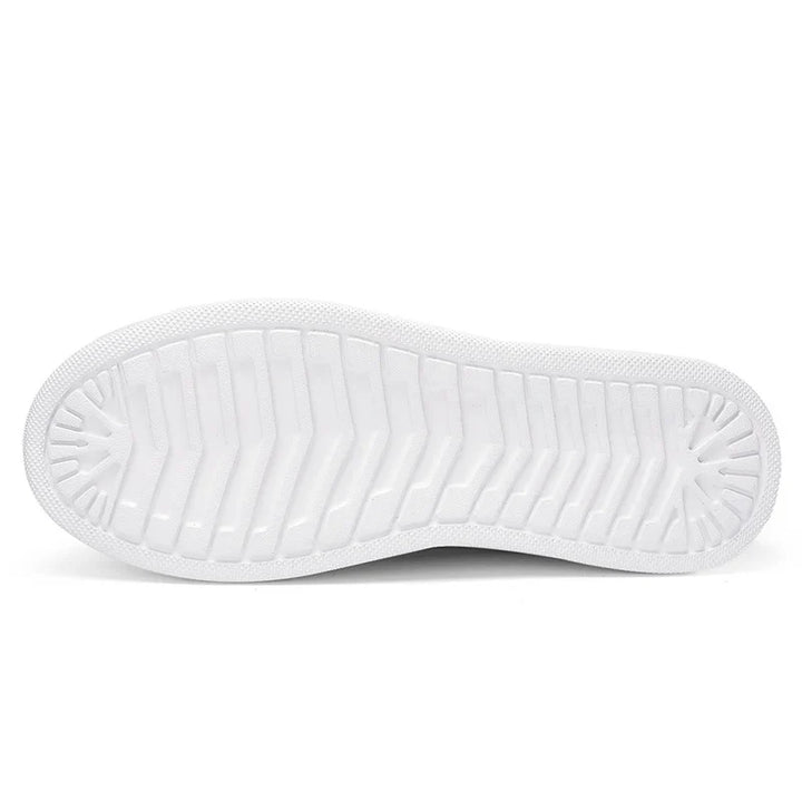 Side view of Classic Legacy unisex sneakers, showcasing sleek design & comfortable fit.