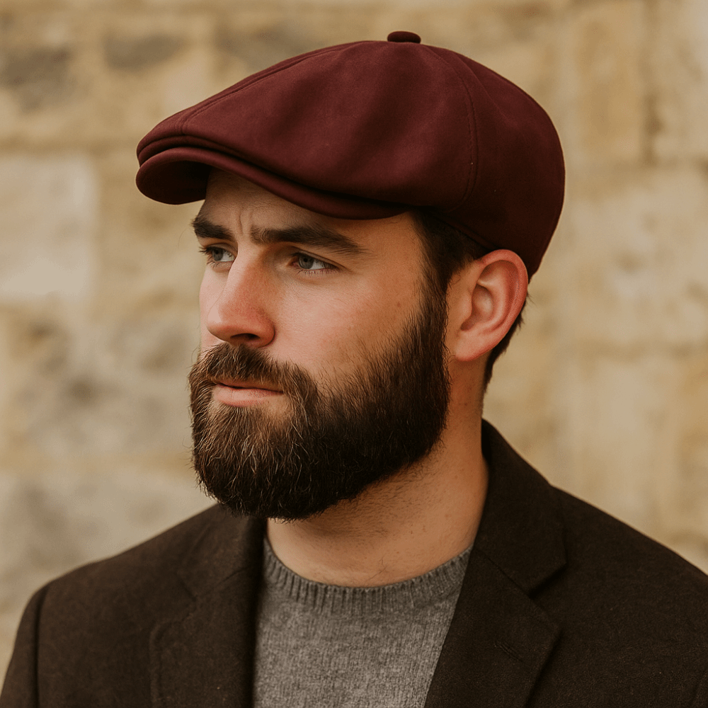 Unisex classic newsboy cap in a versatile shade, perfect for stylish everyday wear.