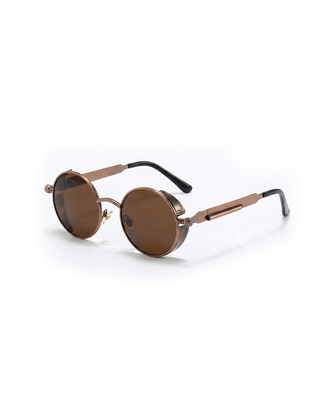 Unisex Classic Round Sunglasses with essential UV protection.