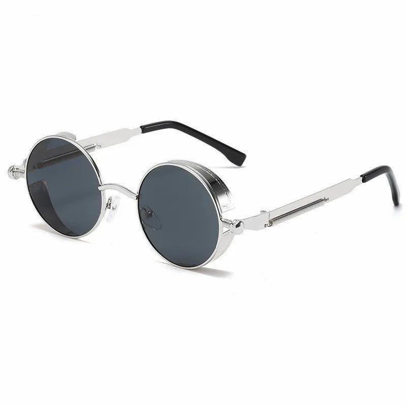 Lightweight classic round eyewear, unisex, perfect for daily wear, UV protection.