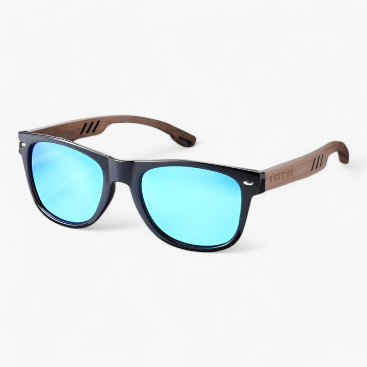 Brown classic unisex sunglasses, lightweight with UV protection & anti-glare, perfect for travel & summer fashion.