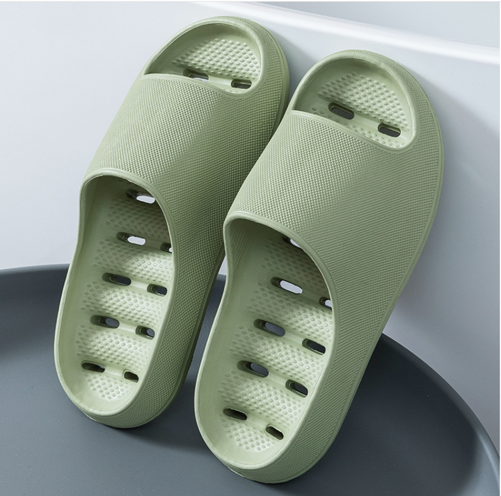 Soft unisex non-slip shower slippers for spa-like comfort at home. Lightweight indoor footwear with cloud cushioning.