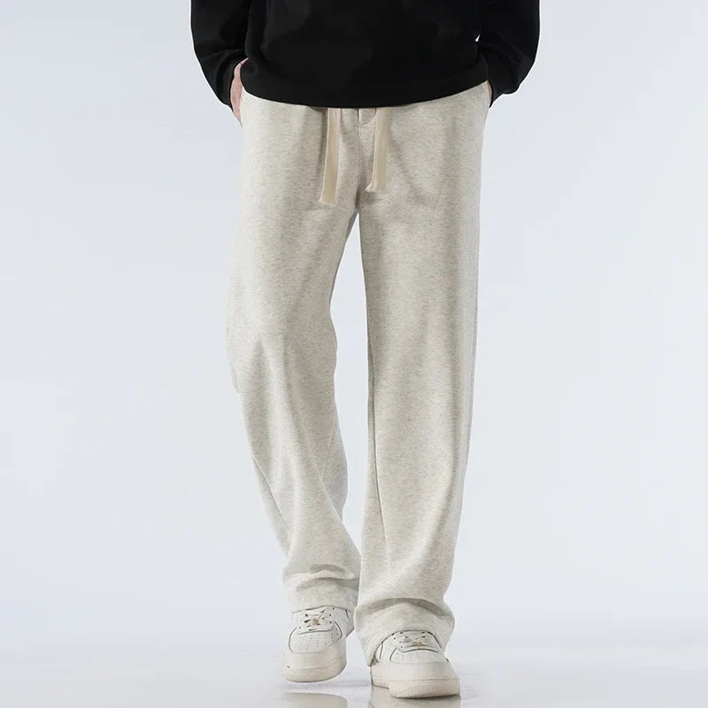 Casual unisex wide-leg sweatpants. Cloud Comfort for athleisure & relaxed everyday style. Adjustable waist.