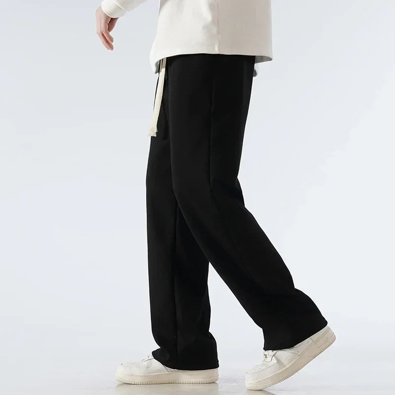 Cozy wide-leg unisex sweatpants, Cloud Comfort feel. Relaxed fit loungewear, perfect for casual & athleisure.