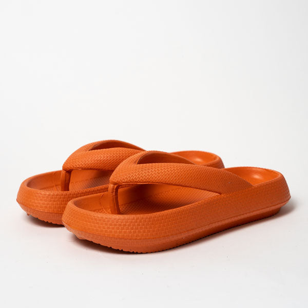Comfortable Unisex Platform Slippers by Alex, shown with thick, soft sole for ultimate comfort