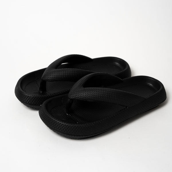 Soft waterproof platform thong slippers, ideal lightweight footwear for unisex summer style