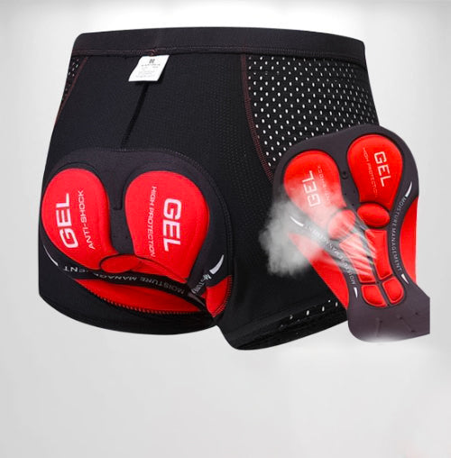 Unisex CloudFit padded cycling shorts for ultimate comfort & support on long rides. Anti-shock & ergonomic design.