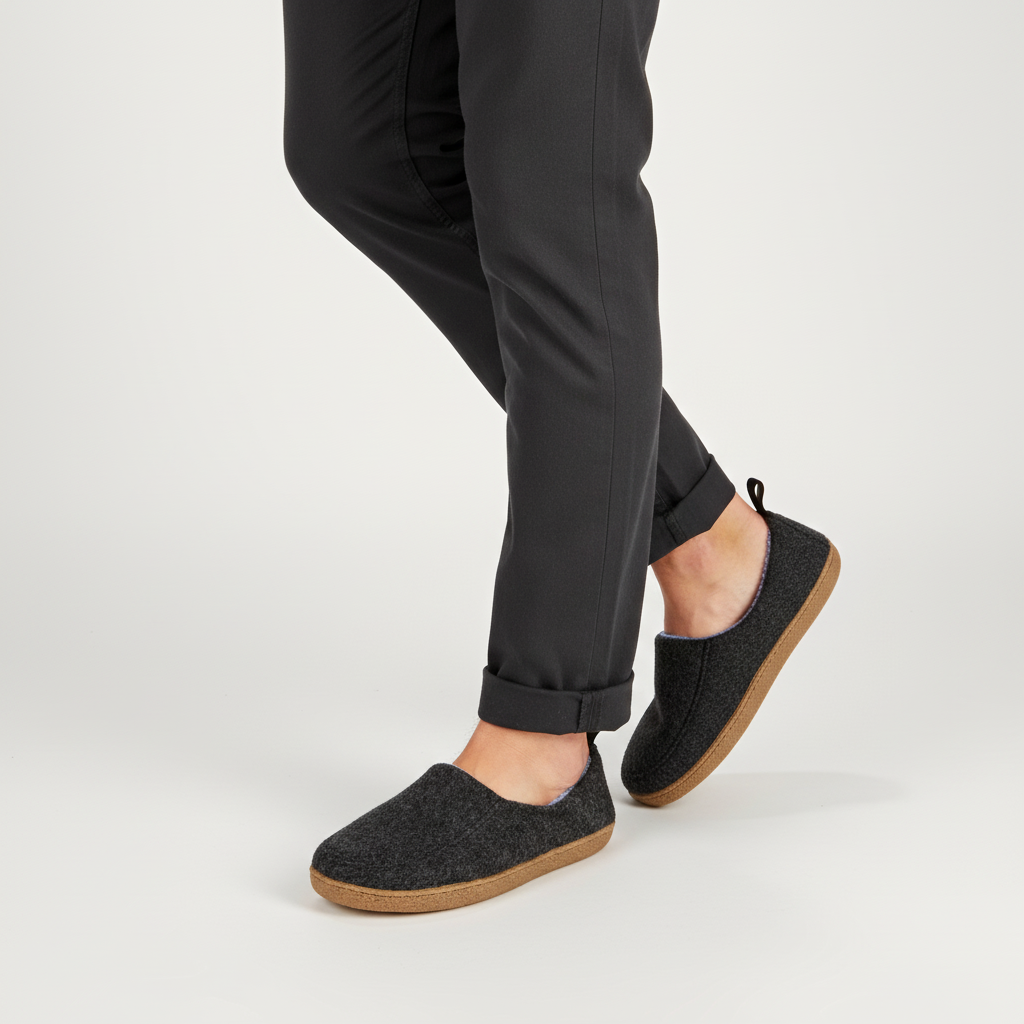 Soft Cloudwalk lounge slippers, plush-lined for ultimate warmth & comfort.