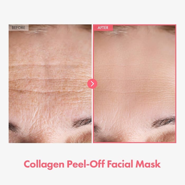 Facial treatment with Collagen Cream Mask. Boosts firming, hydration & achieves radiant, youthful glass skin.
