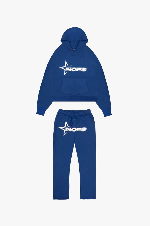 Cozy unisex tracksuit featuring a soft hoodie and comfortable joggers, perfect for loungewear or active style.