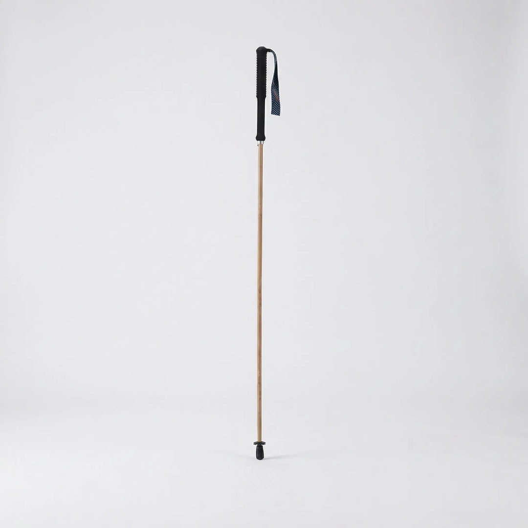 Compact, lightweight folding trekking pole for easy packing. Essential outdoor gear for hikers & adventurers.