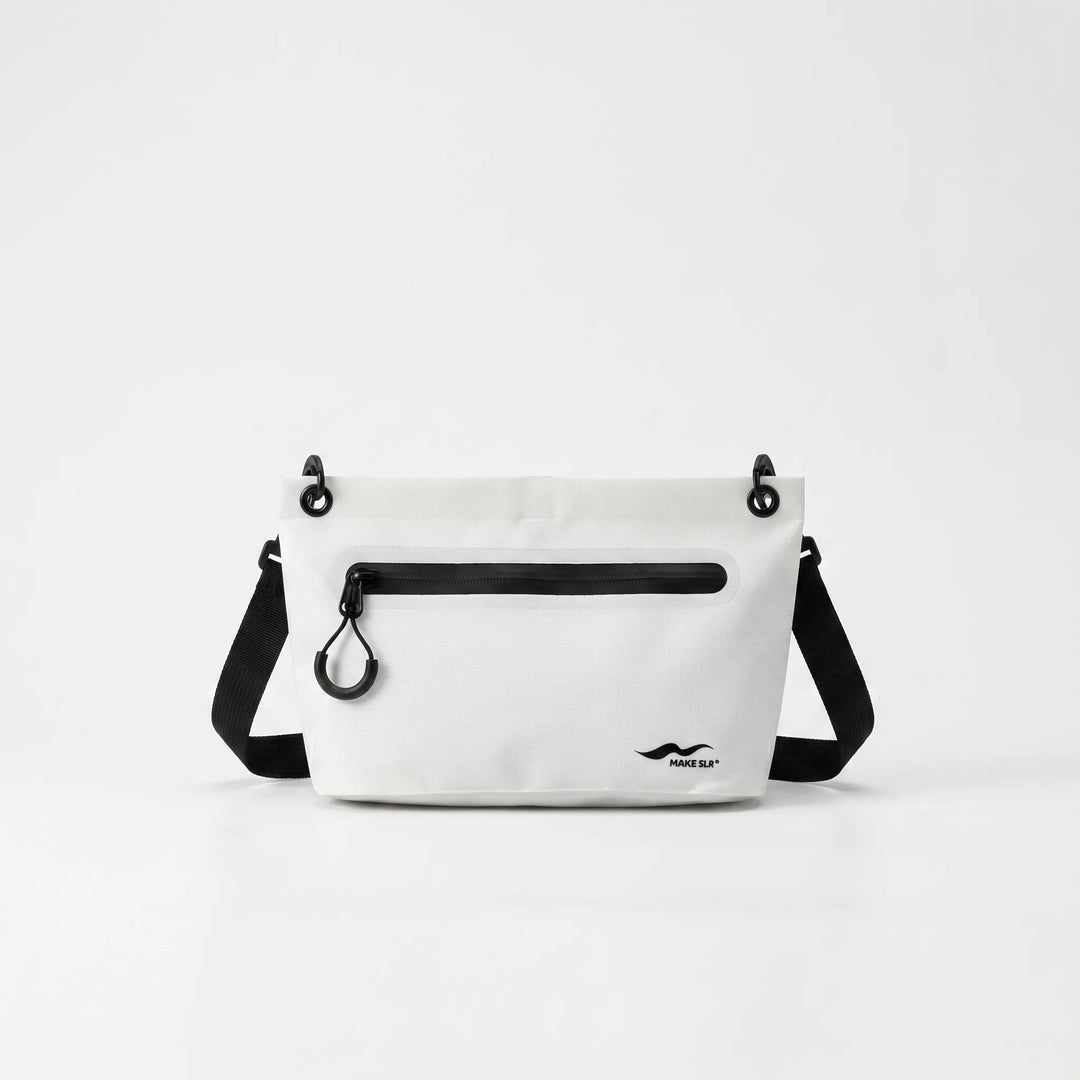 Waterproof dry bag protects outdoor gear during hiking, beach trips, and water sports.