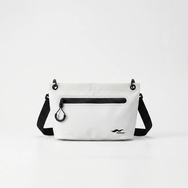 Waterproof dry bag protects outdoor gear during hiking, beach trips, and water sports.