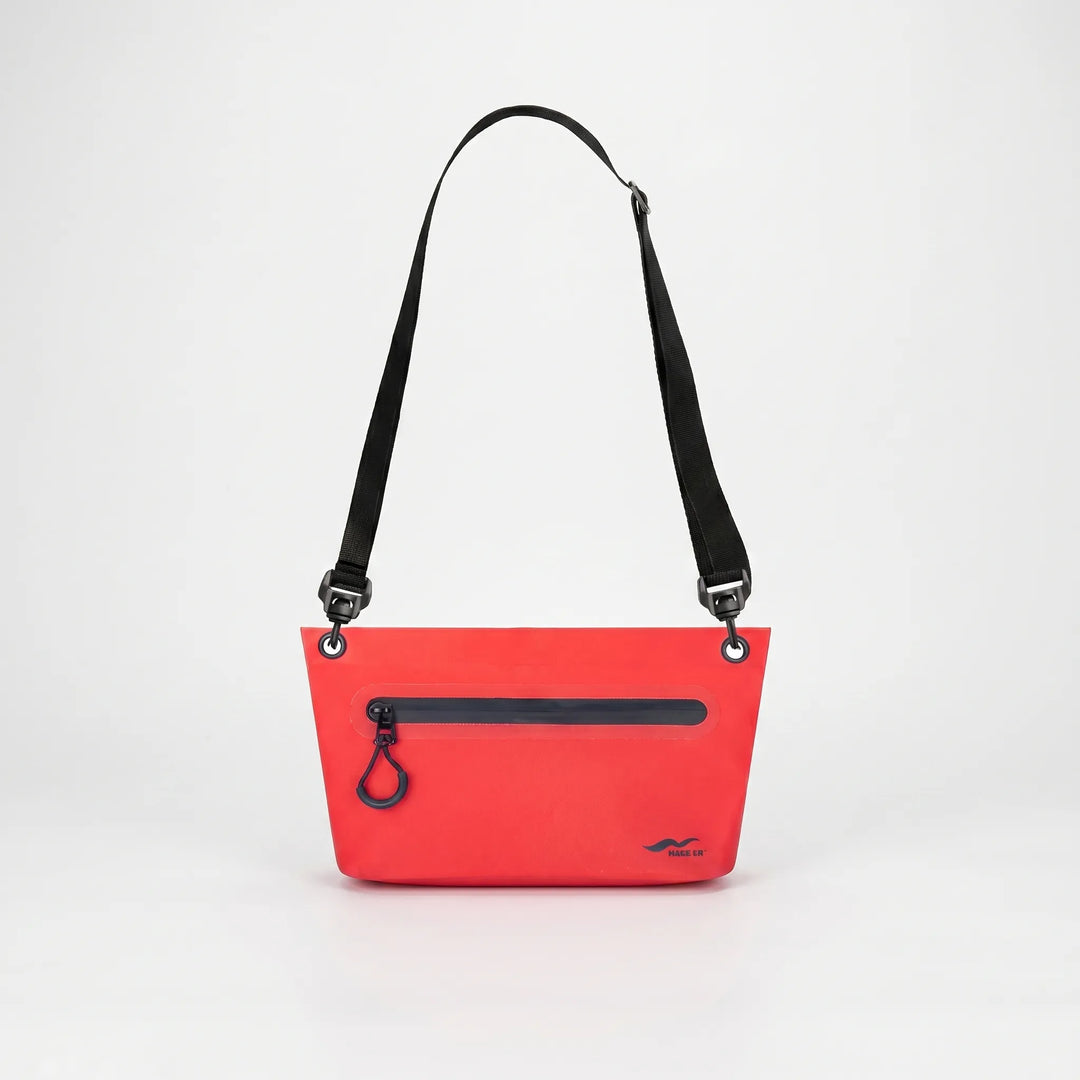 Stylish multi-color compact dry bag for outdoor gear, water-resistant & durable travel bag.