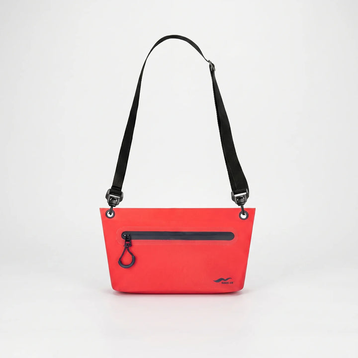 Stylish multi-color compact dry bag for outdoor gear, water-resistant & durable travel bag.