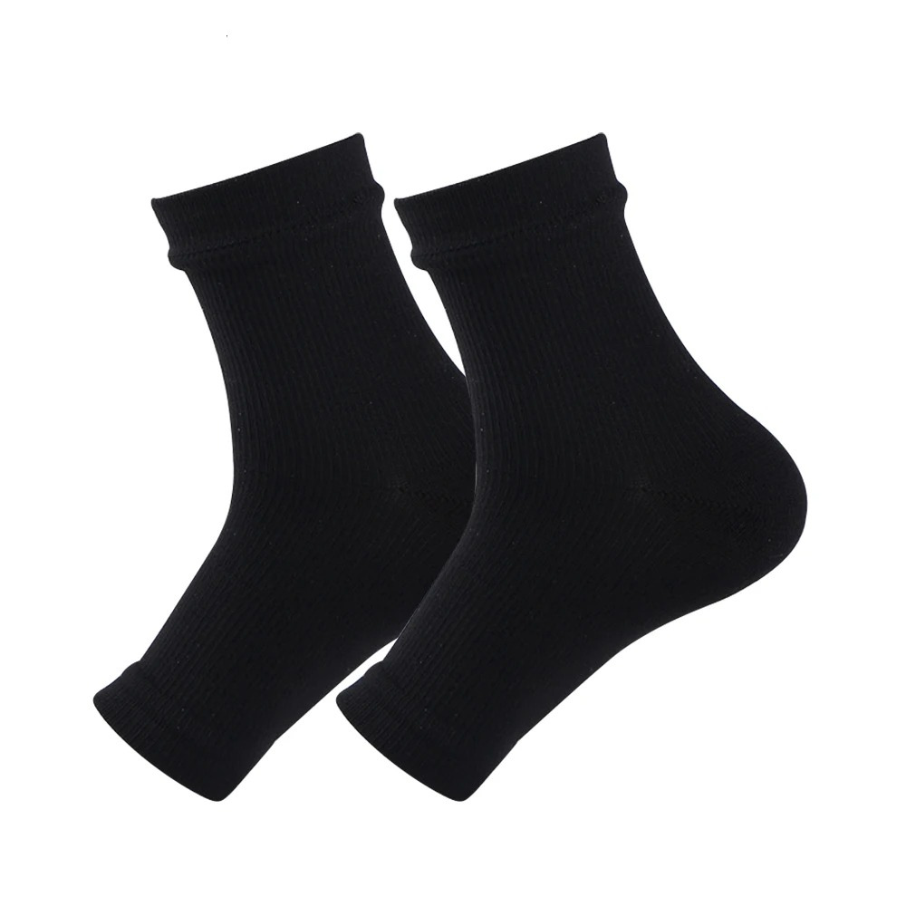 Athletic recovery compression ankle socks for foot pain, swelling, and enhanced circulation. Unisex design.