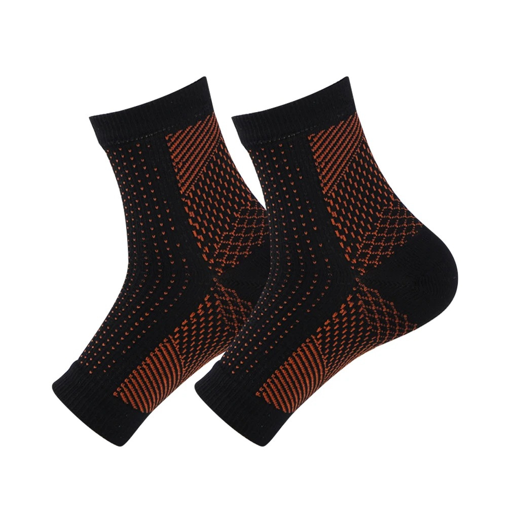 Therapeutic compression ankle socks for targeted neuropathy relief, reducing foot pain and improving comfort.