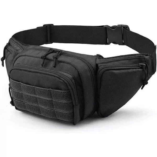 Unisex concealed carry fanny pack holster. Tactical waist pack for discreet pistol carry & EDC. Secure & comfortable.
