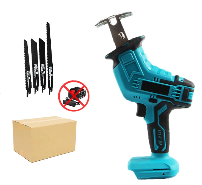 Unisex Cordless Electric Reciprocating Saw for Wood & Metal