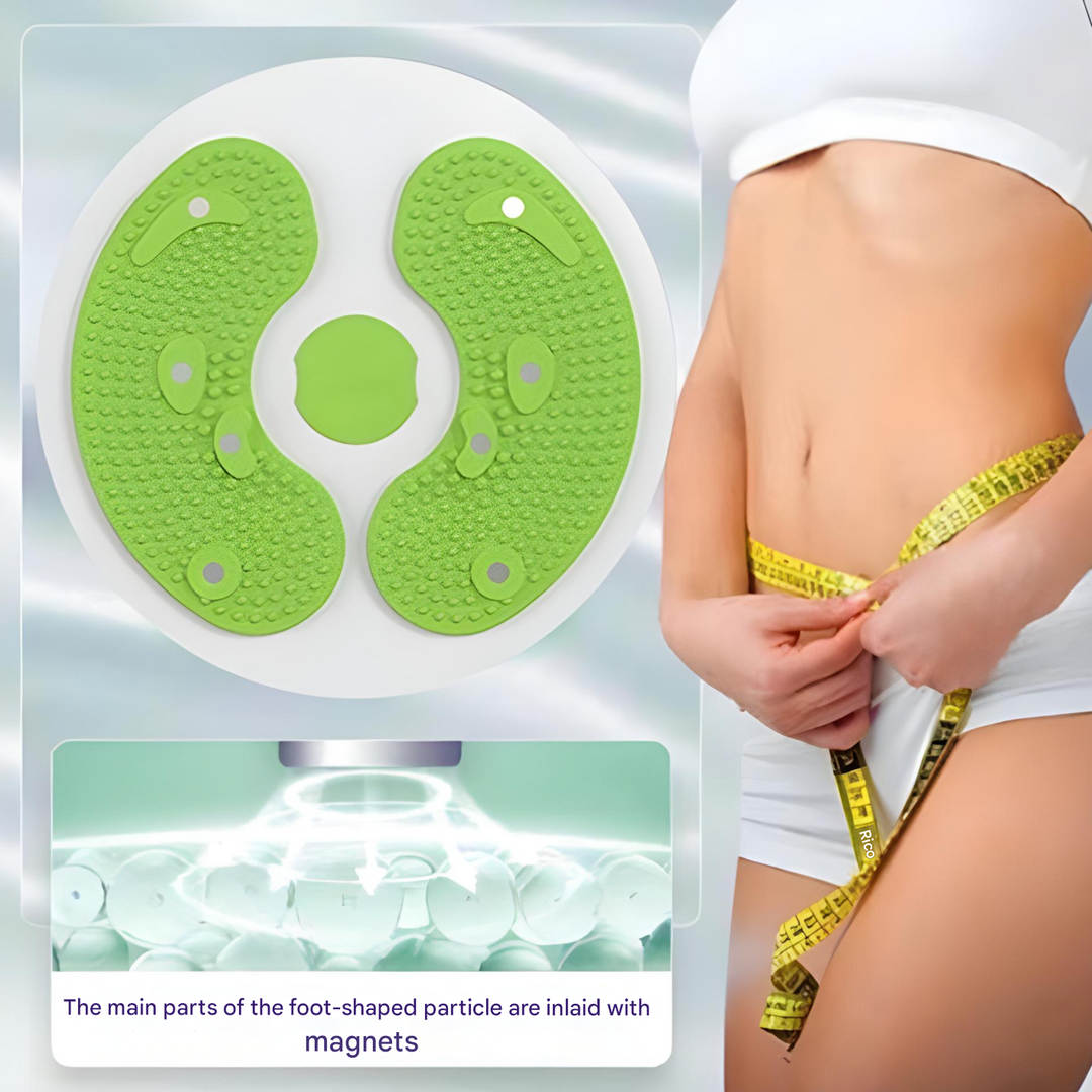 Unisex fitness equipment: core trainer with magnetic therapy for improving abdominal strength & calorie burning.